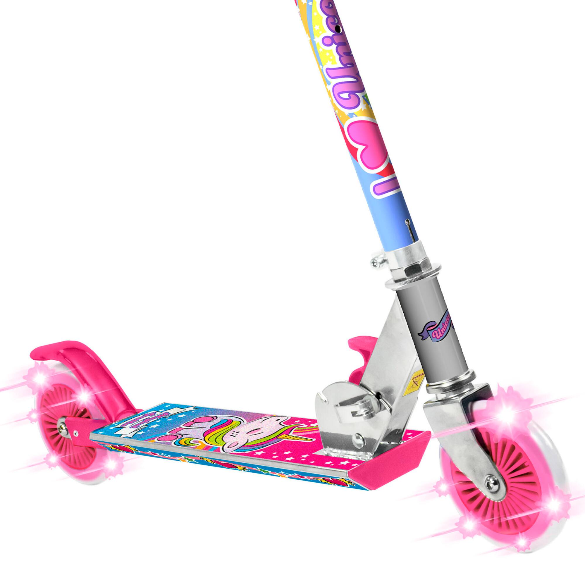 Unicorn Magical Sparkles Scooter With Flashing Wheels
